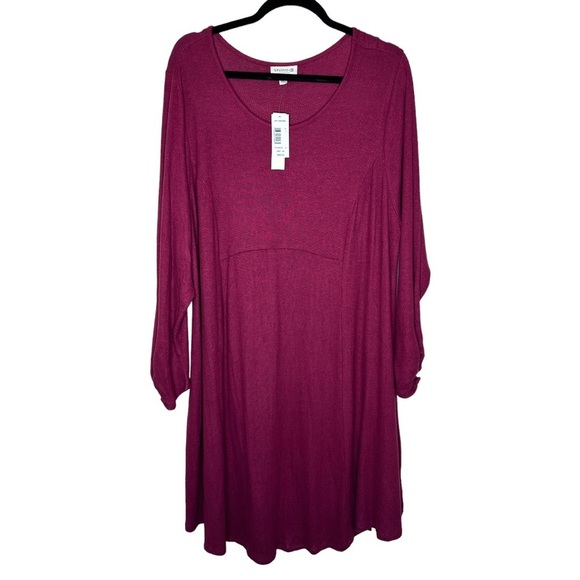 Dresses & Skirts - New with tags plus size studio B, long sleeve, mid, knit dress